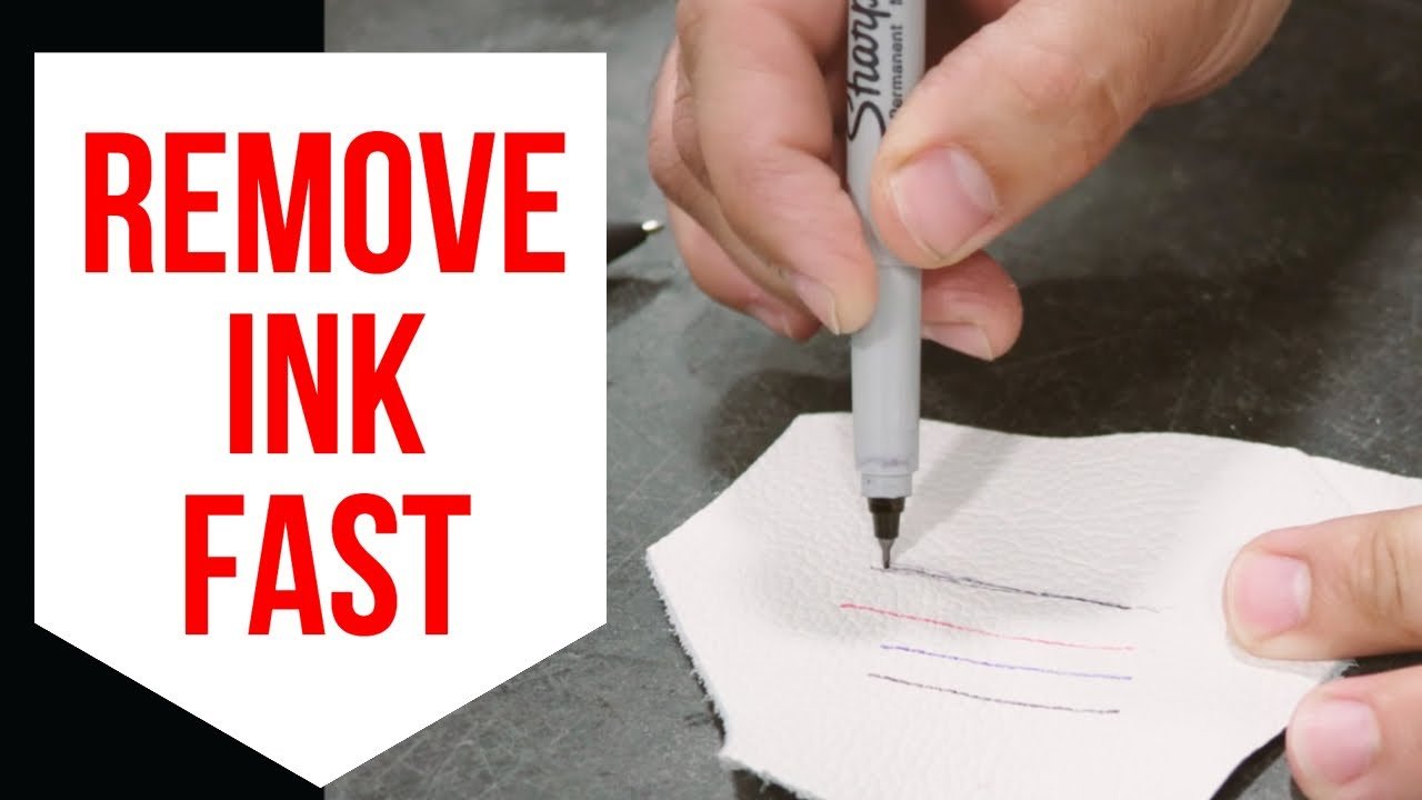 Preliminary Patch Test-How to Remove Ink from Leather