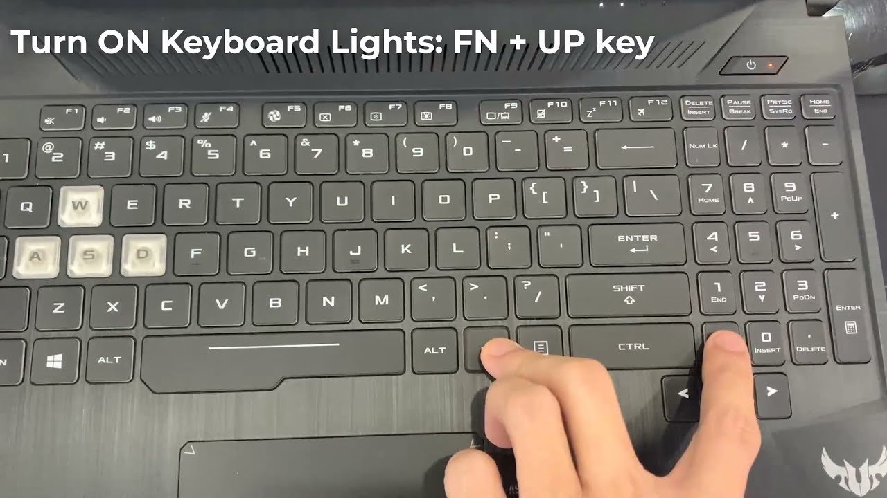 Dance with the Shadows (Optional)-HOW TO TURN ON ASUS LAPTOP KEYBOARD LIGHT