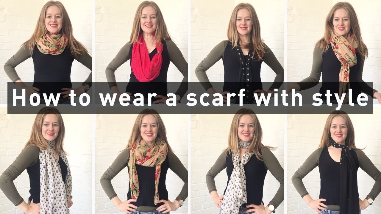 How to Wear Silk Scarves-how to wear scarves silk Step by step 