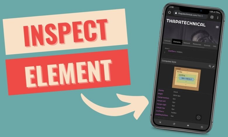 How to Inspect on Mobile-Inspect on Mobile