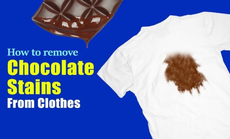 How to Take Off Chocolate Stains-How to Take Off Chocolate Stains